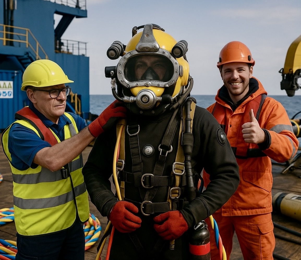 Founder, diving